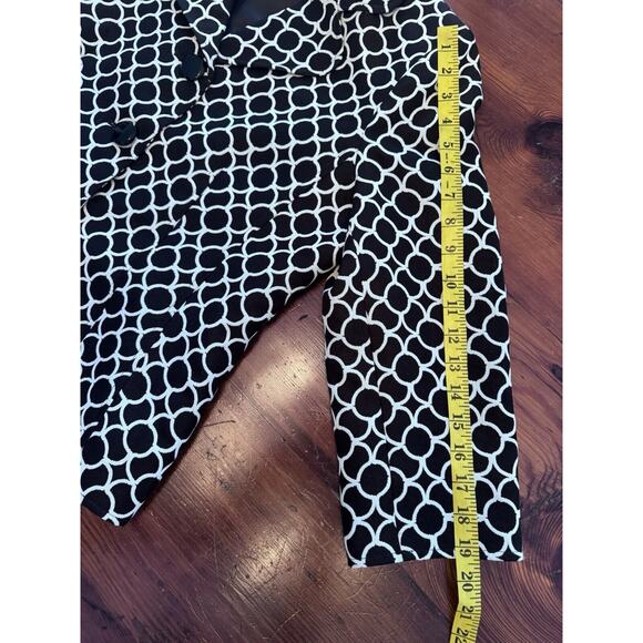 EVAN PICONE BLACK LABEL WOMEN'S BLACK & WHITE BLAZER SIZE 14 - Picture 10 of 15